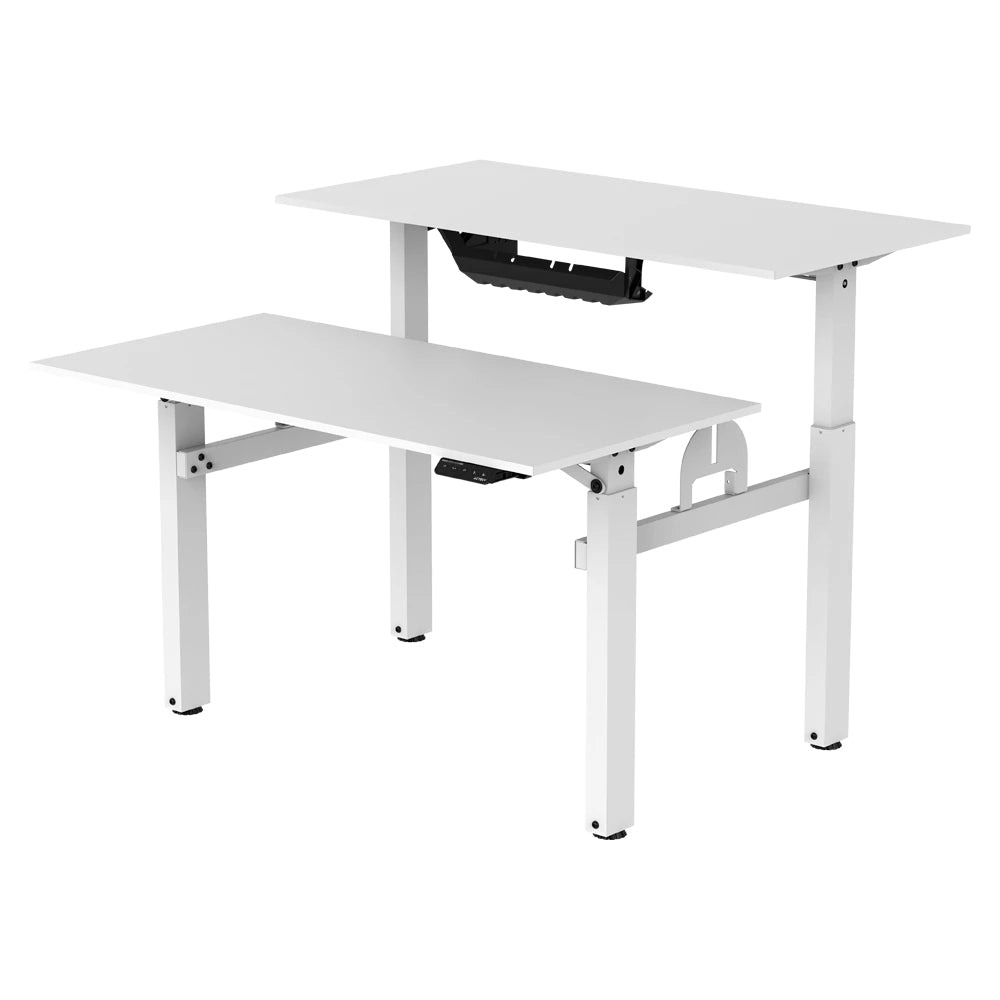 Escritorio Ergonómico Doble ERGO DESK V2 ED727 Acteck - Escritorio Ergonómico Doble ERGO DESK V2 ED727 Acteck -